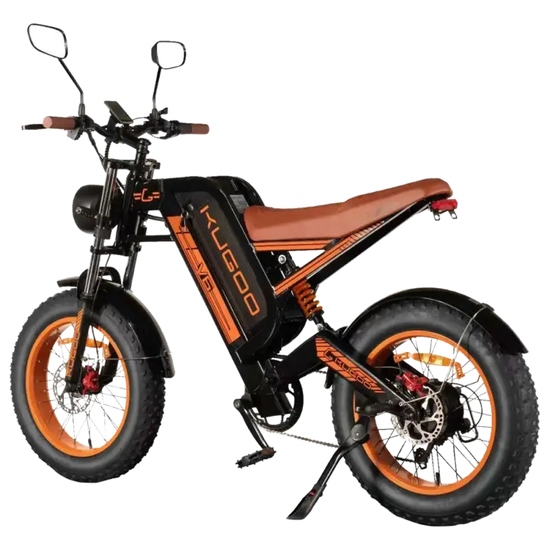 Kugoo V6 electric bike side view