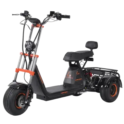 Kugoo C4 electric trike side view