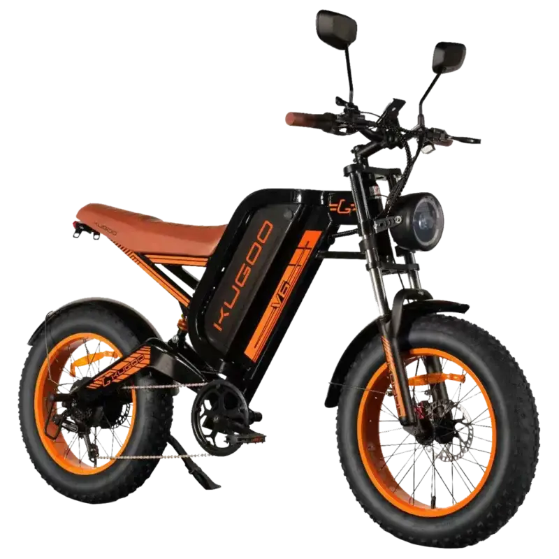 48V battery and aluminum frame of Kugoo V6