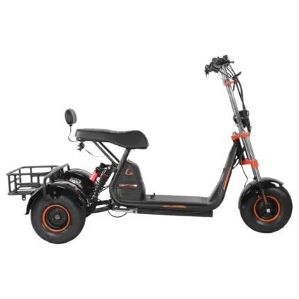Dual seat design of Kugoo C4 electric trike