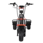 Black Kugoo C4 three-wheel electric scooter full view